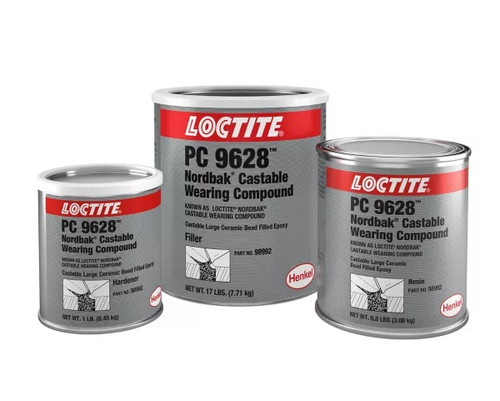 Henkel 98992 LOCTITE® PC 9628™ Nordbak® Castable Wearing Compound - 11.3 Kg (25 lb) Kit