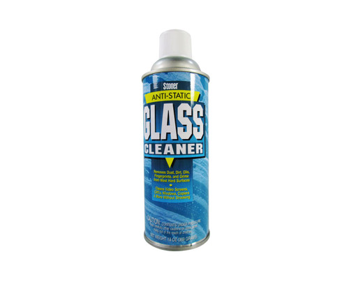 Stoner A166 Clear Anti-Static Glass Cleaner - 13 oz Aerosol Can - 8/Pack